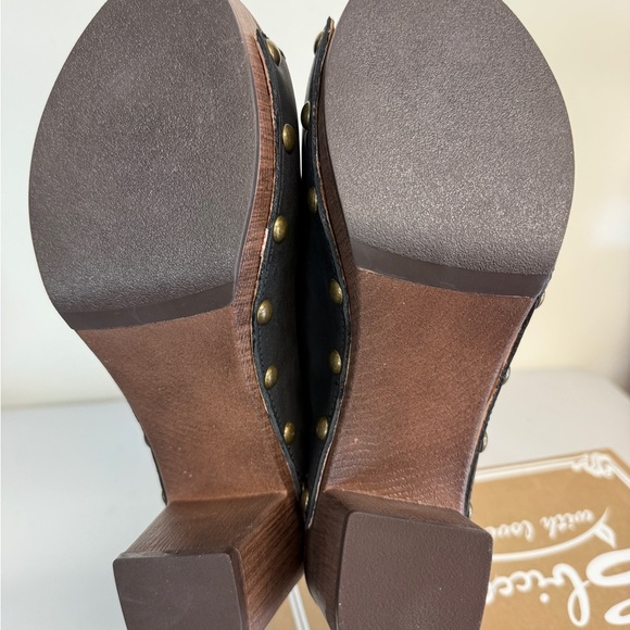 Sbicca Women's Montrose Clog Mule Heeled Sandal Black Size 10 - Picture 7 of 8